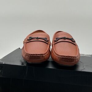 Aston Marc Mens Drive-01 Tan Bit Loafer Driving Shoes Size 8.5 M New